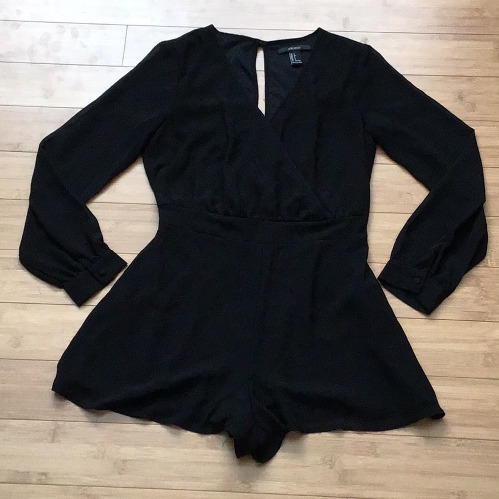 Forever 21 Black Romper Size S